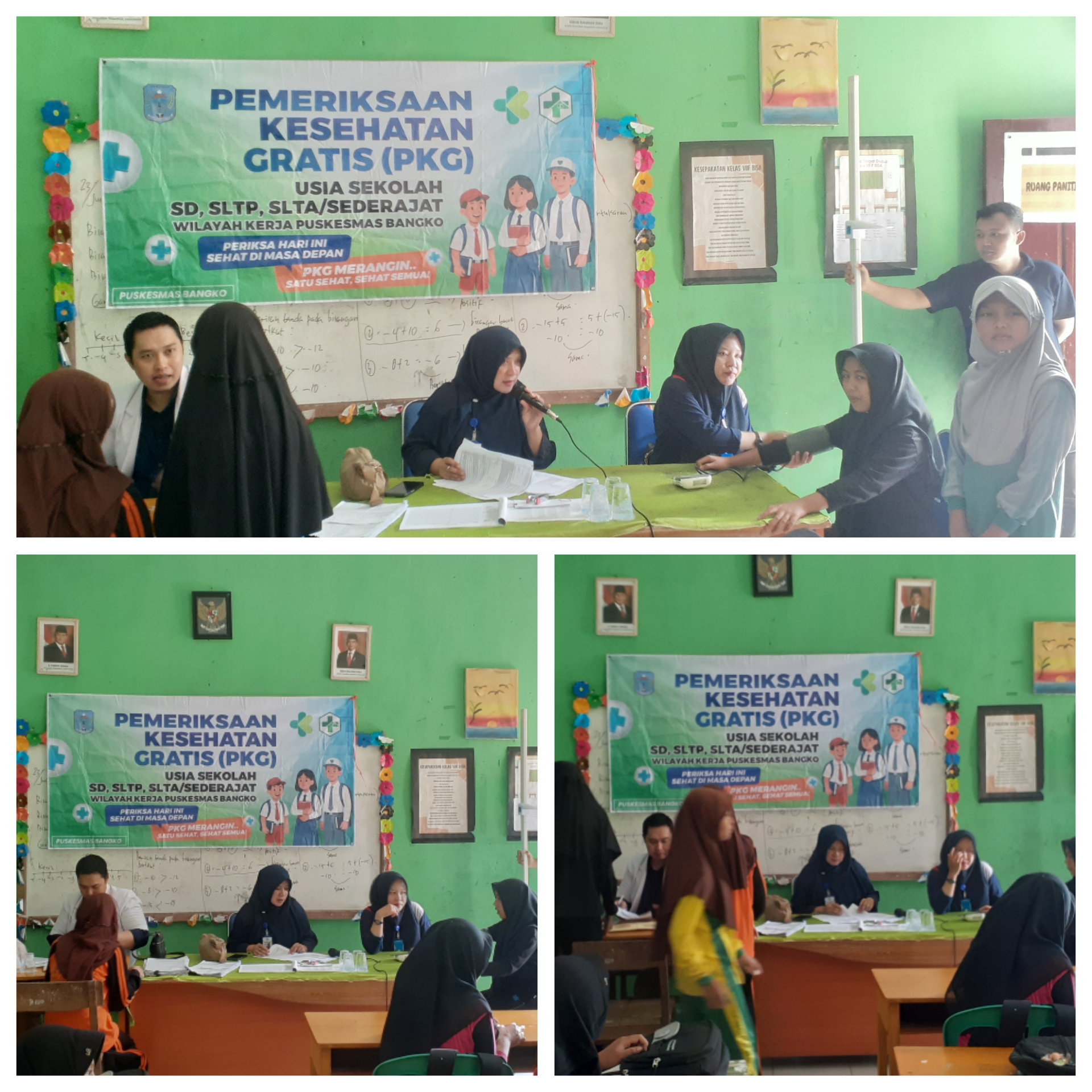 *Puskesmas Bangko Lakukan Pemeriksaan Kesehatan Gratis di MTs N 1 Merangin*
