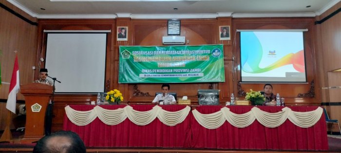 Kepala Madrasah Mengikuti Sosialisasi dan Pendataan Infrastruktur TKA