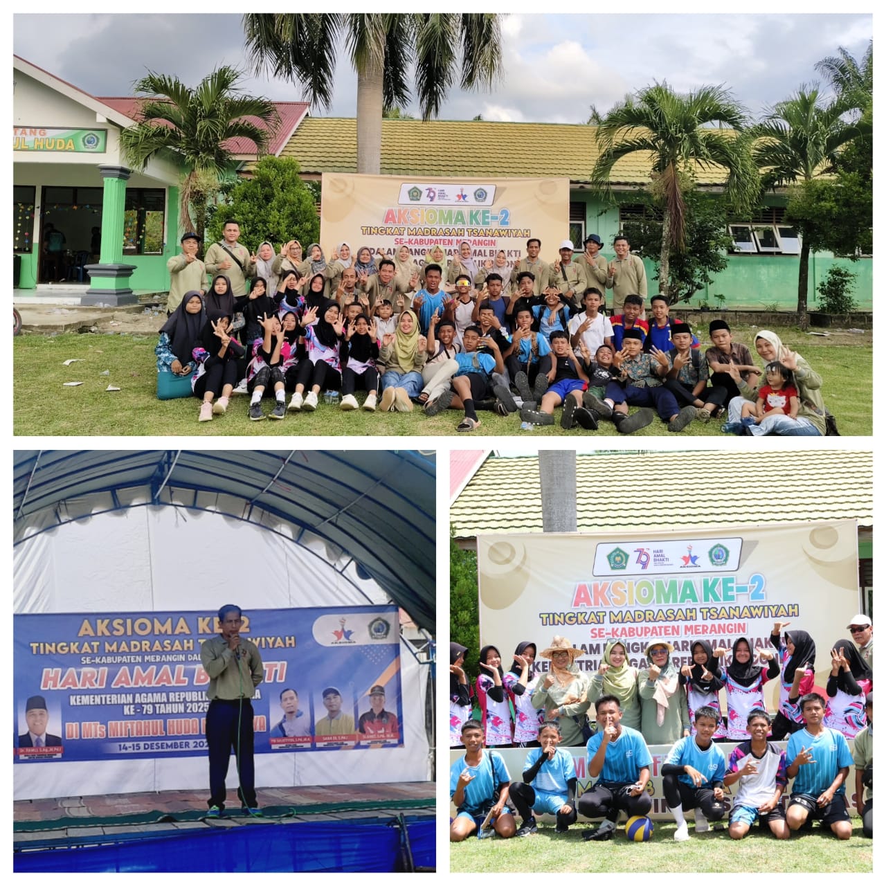 MTsN 1 Merangin Berpartisipasi dalam Aksioma-2 di Rawajaya