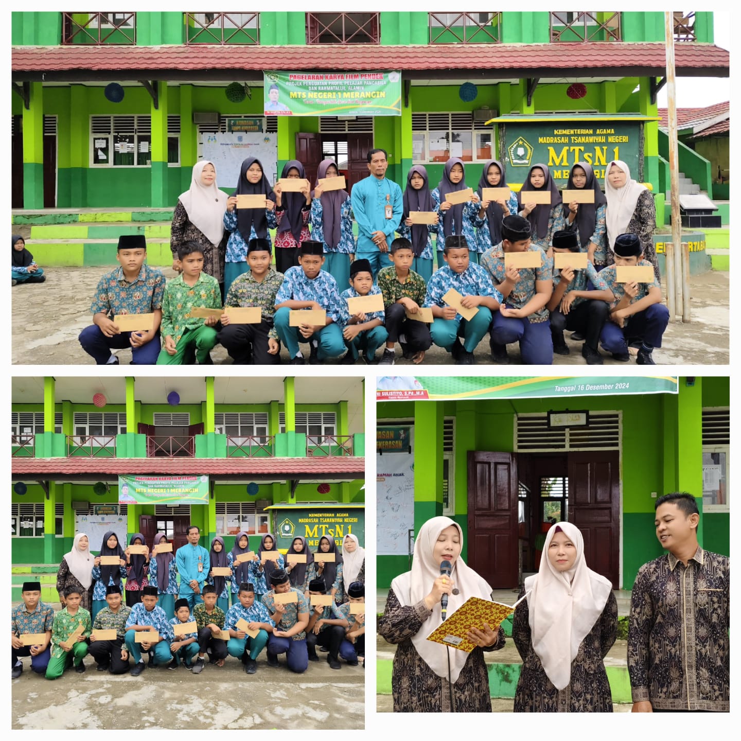 MTsN 1 Merangin Salurkan Zakat dari BAZNAS kepada Siswa yang Membutuhkan