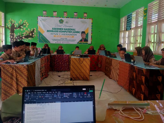 MTsN 1 Merangin sukses Melaksanakan ANBK 