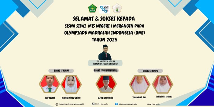 Lima Duta OMI 2025 Melaju Ke Tingkat Provinsi