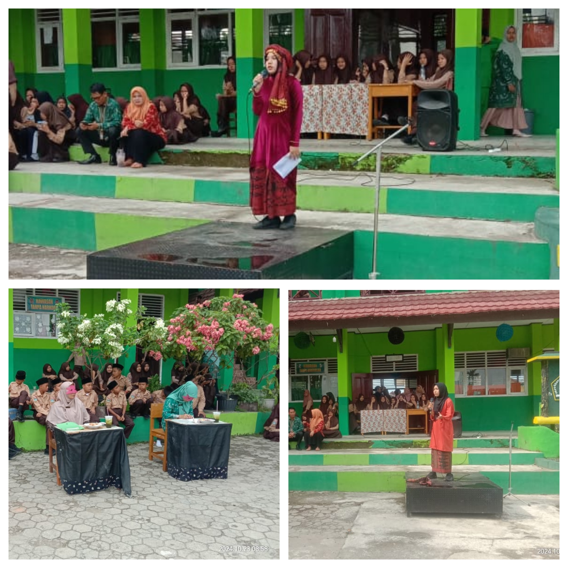 Dalam Rangka Bulan Bahasa, MTs N 1 Merangin Gelar Lomba Antar Peserta didik