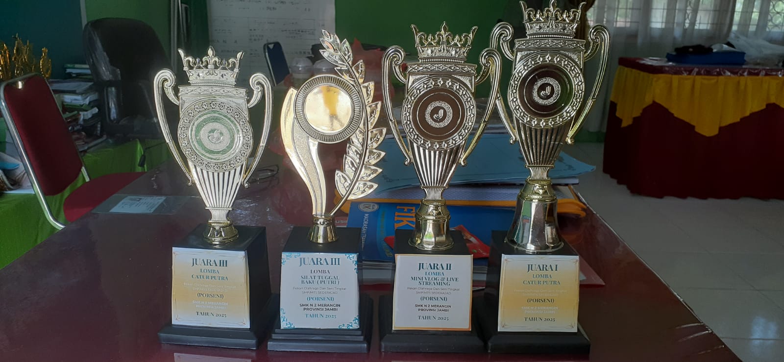 MTsN 1 Merangin Dominasi PORSENI SMK 2 Merangin dengan 4 Piala Bergengsi