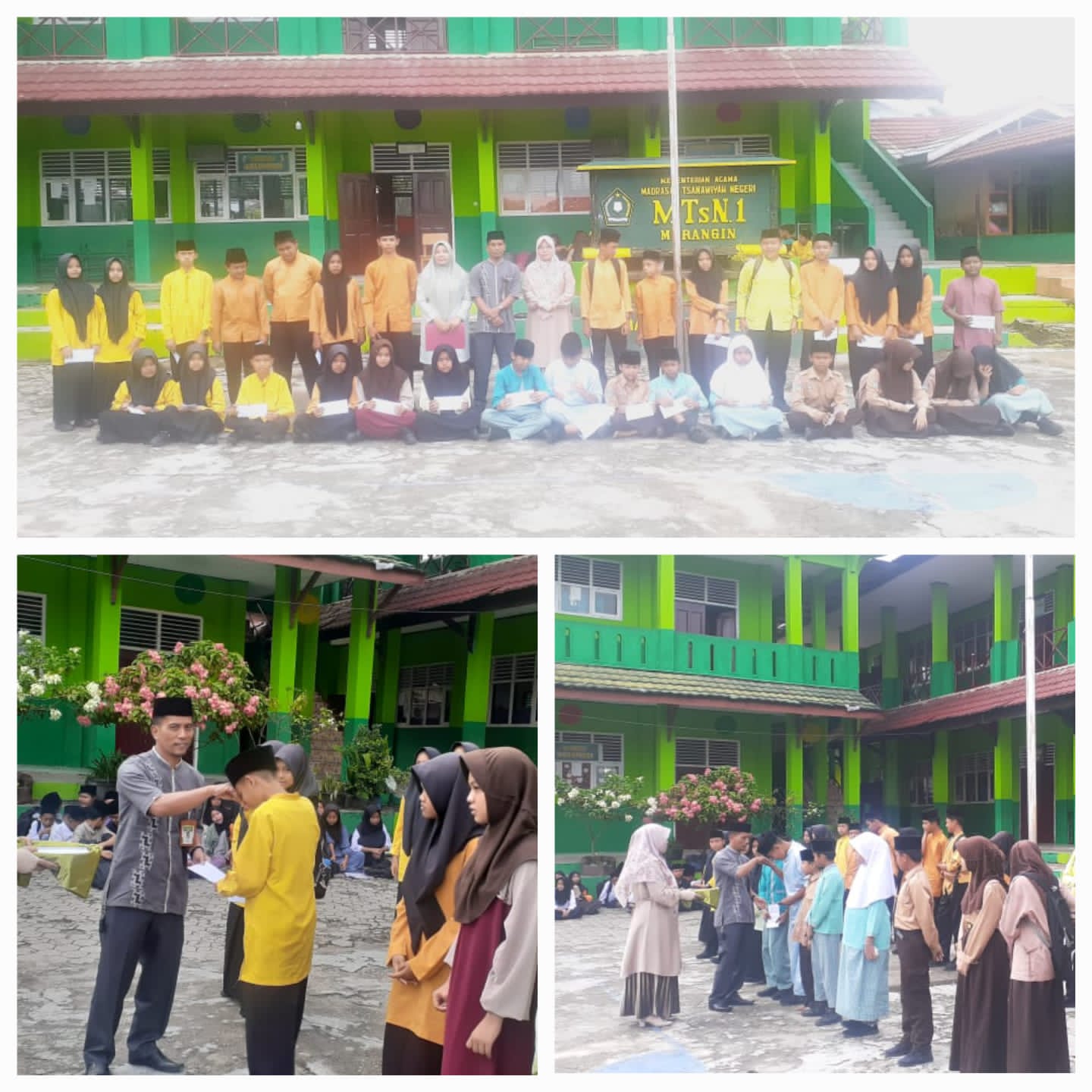 MTs N 1 Merangin Serahkan Bantuan Hasil Zakat dari ASN Guru
