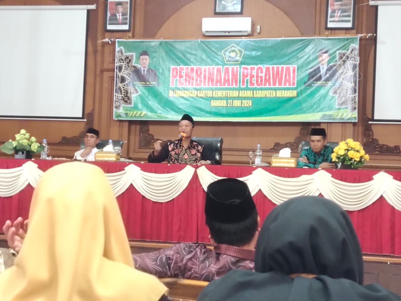 PEMBINAAN PEGAWAI OLEH KAKANWIL KEMENAG PROVINSI JAMBI