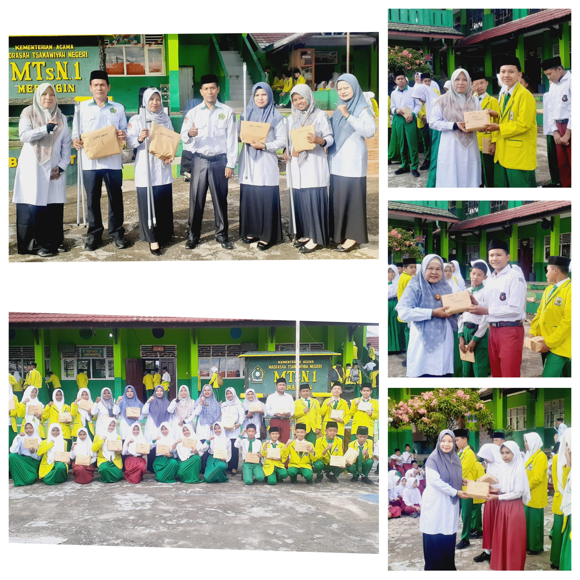 MTsN 1 Merangin Berikan Hadiah kepada Juara Perlombaan Agustusan